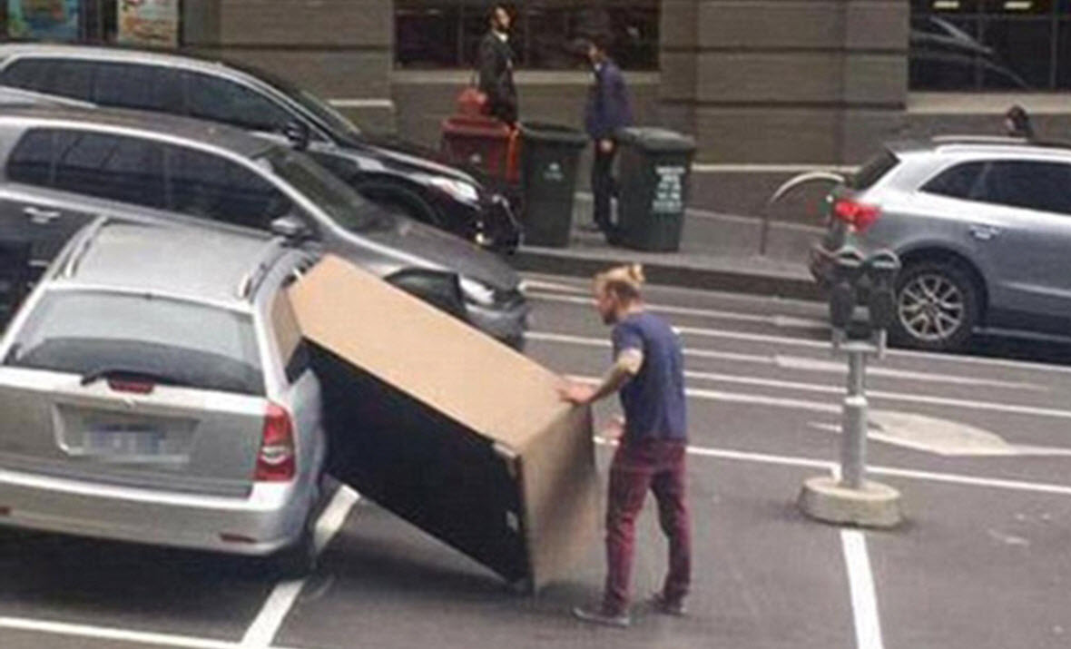 Patryn World Latest News Optimistic Man Thinks He Can Fit A