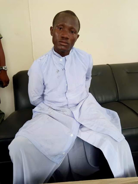 Thief dressed as Catholic Seminarian nabbed while trying to steal a car during Priestly Ordination in Owerri(Photos)