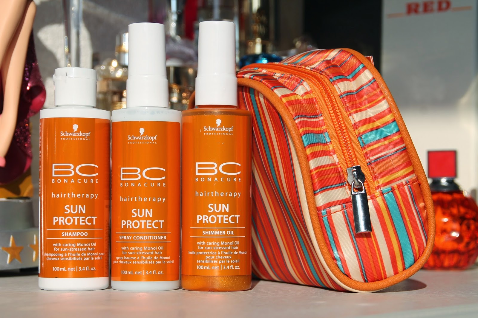 Crystal's Reviews Schwarzkopf professional BC Sun Protect travel kit