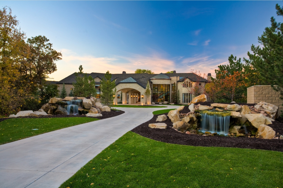 24,000 Square Foot Brick and Stone Mega Mansion In Holladay, UT THE