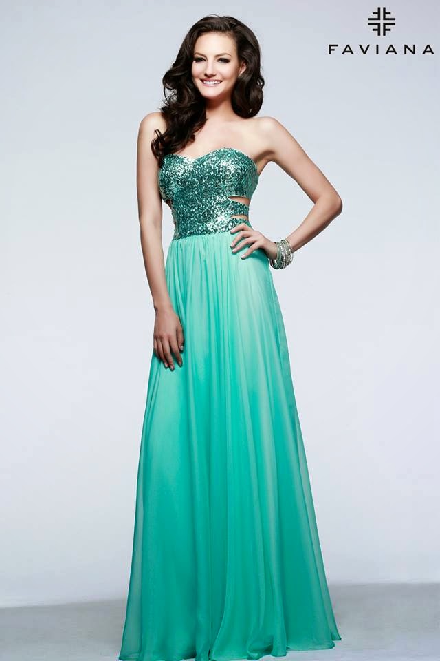 Party Wear Proms For Young Girls By Faviana From 2015 Stylish Gowns