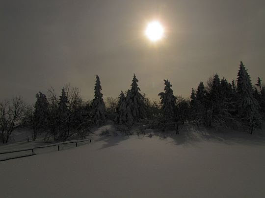 Słońce nad Wierchem Lubania. Słońce nad Wierchem Lubania.