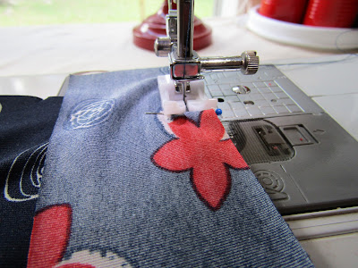 Memorial Day Tank Dress with Flounce www.sewplus.blogspot.com
