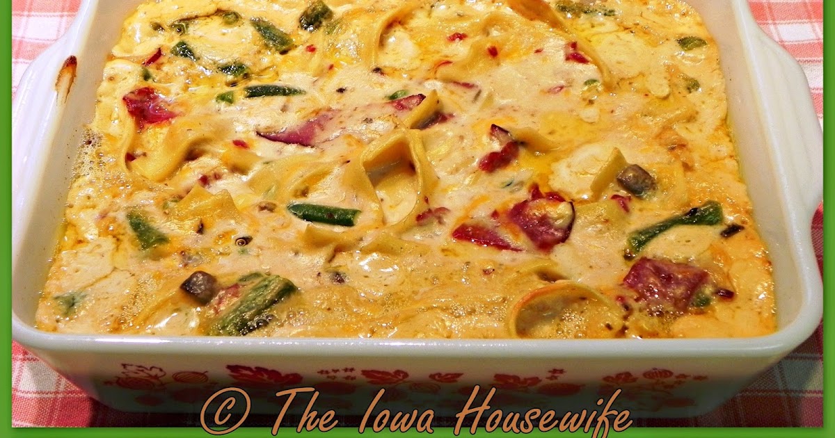 The Iowa Housewife Dried Beef and Noodle Casserole
