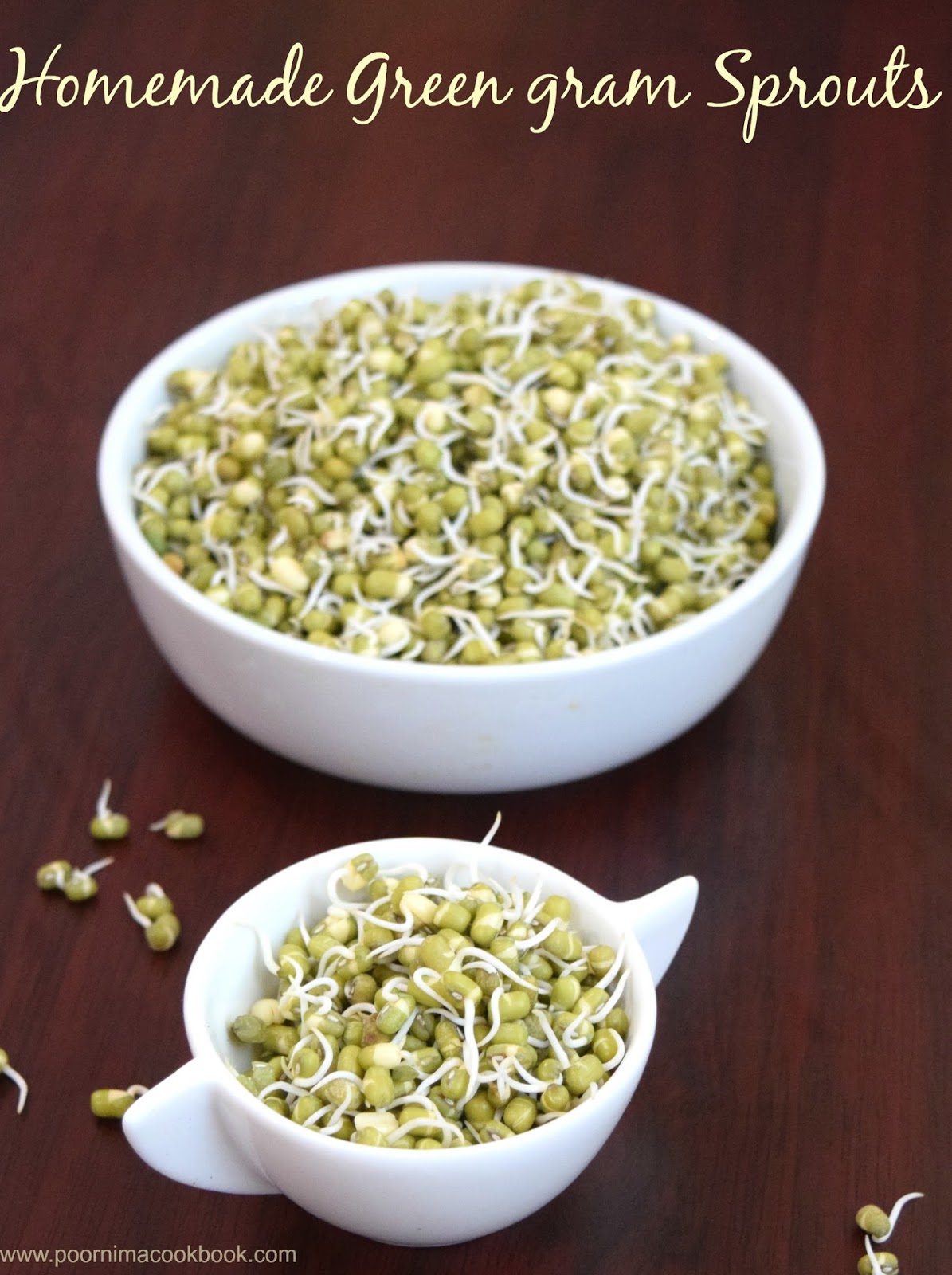 Poornima's Cook Book: How to Sprout Moong Beans ( Green Gram Sprouts ...