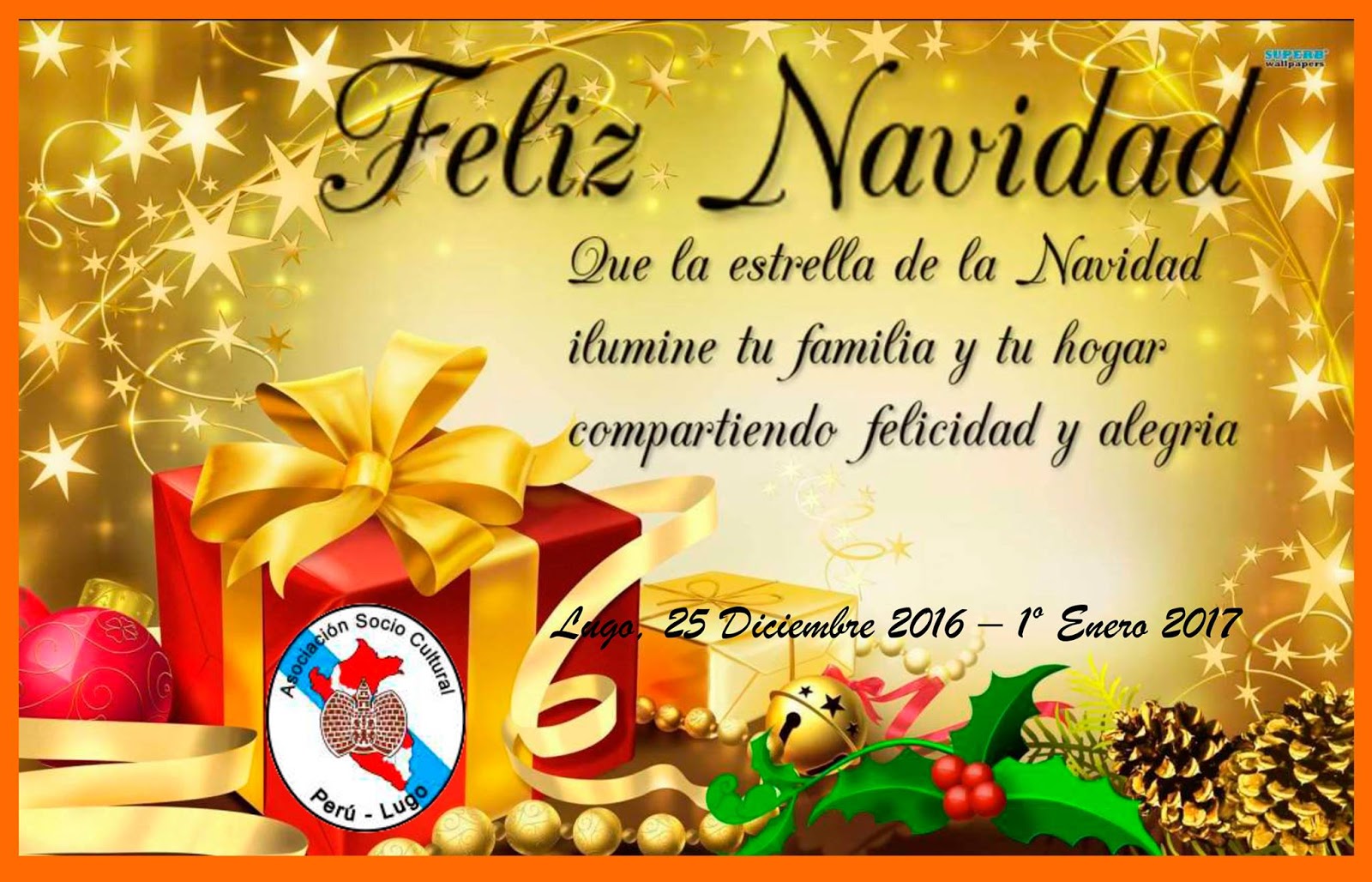 Asociación Socio Cultural Perú-Lugo: POSTAL NAVIDEÑA