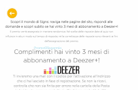Vinci anche tu gratis 80 abbonamenti Deezer Premium o voucher Scuolazooviaggi Logo Vinci anche tu gratis 80 abbonamenti Deezer Premium o voucher Scuolazooviaggi