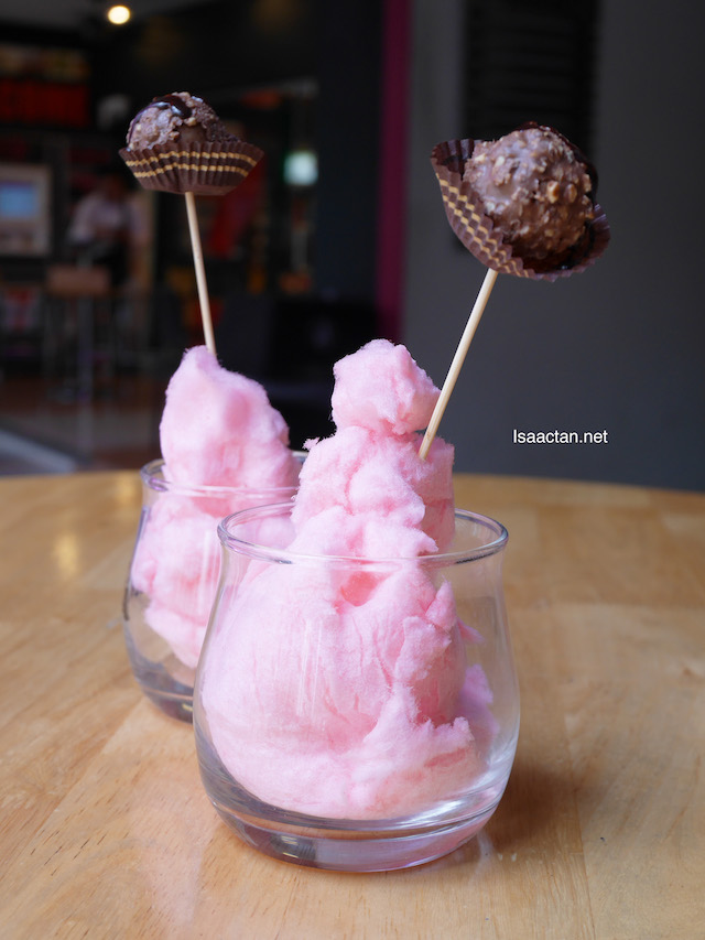 Cotton Candy with Chocolate
