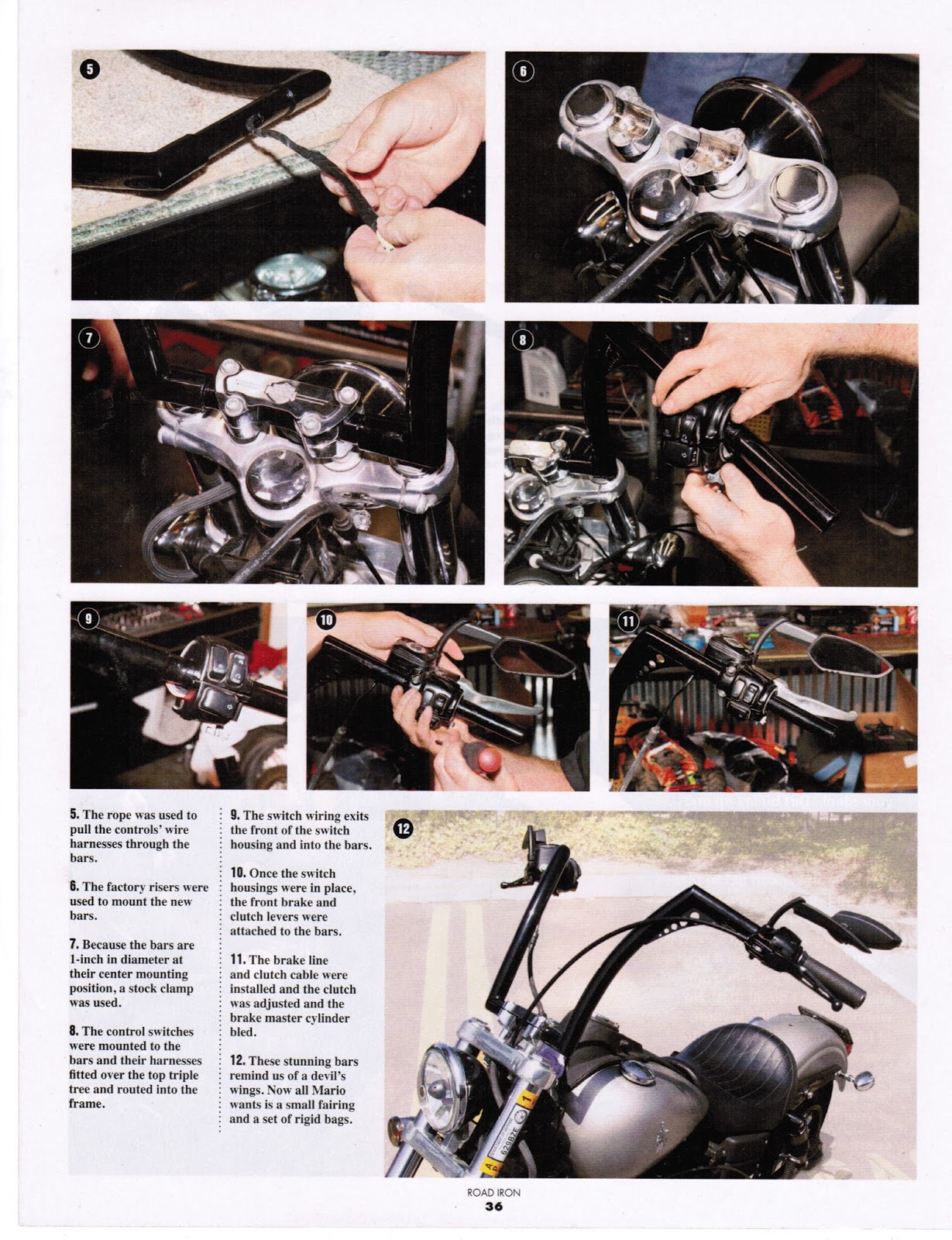 Custom Harley Davidson Parts How to install El Diablo Ape Hanger