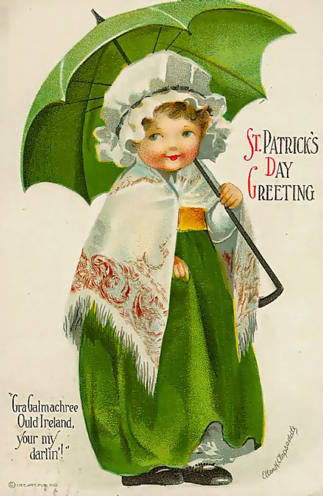 vintage st pattys day postcards