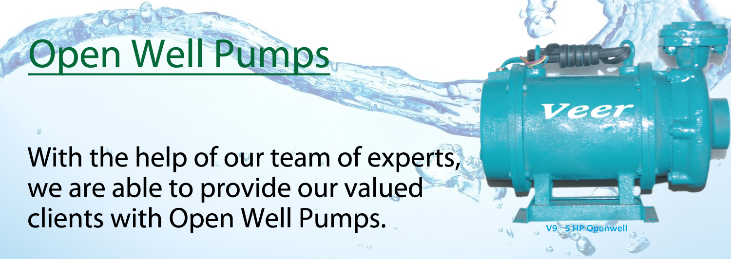 Pump Manufacturers in Ahmedabad Openwell, Monoblock Submersible Water