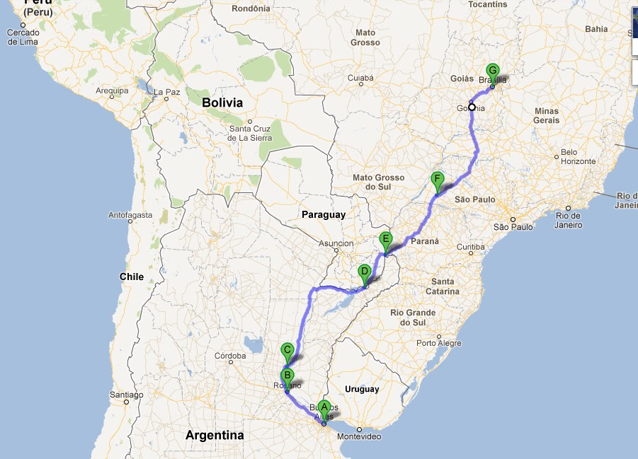 Viagem de carro do Brasil para a Argentina - Grupo Dicas