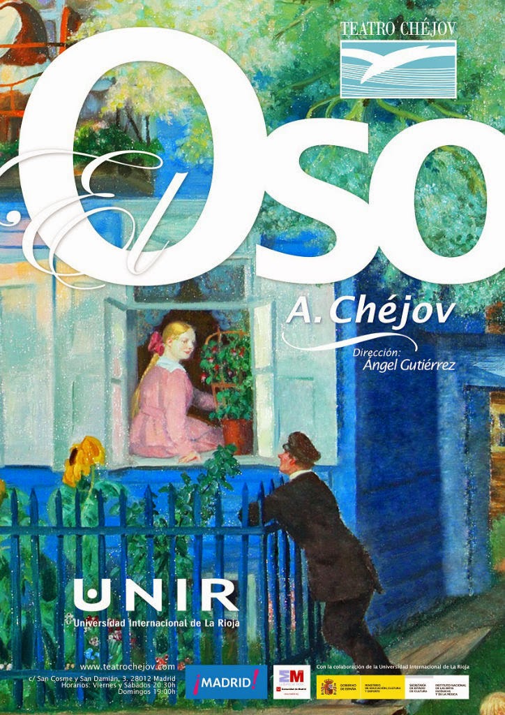 “EL OSO”, de Antón Chéjov en el Teatro Zorrilla de Valladolid “EL OSO”, de Antón Chéjov en el Teatro Zorrilla de Valladolid
