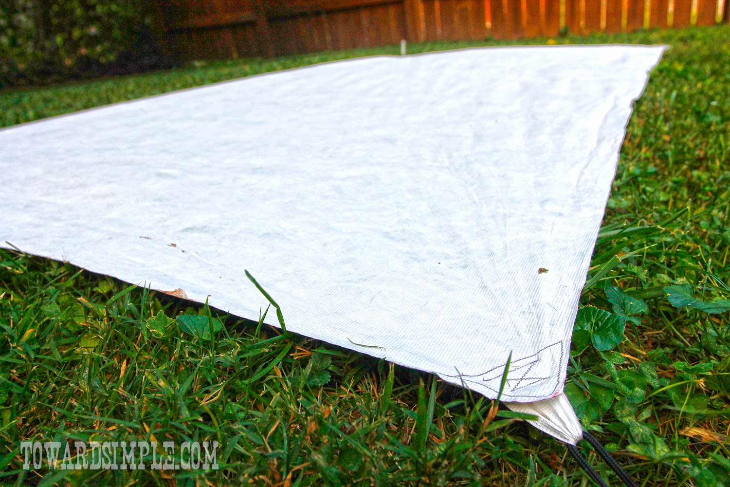 toward simple Make a DIY Tyvek Tent Footprint