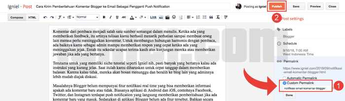 Trik Mengganti URL Permalink Blogspot Tanpa Kehilangan Trafik Trik Menganti URL Permalink Blogspot Tanpa Kehilangan Trafik