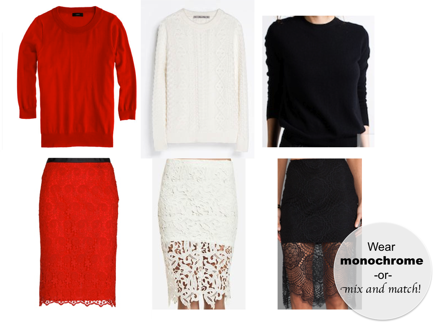 red lips, won't quit Black and White and Red all over