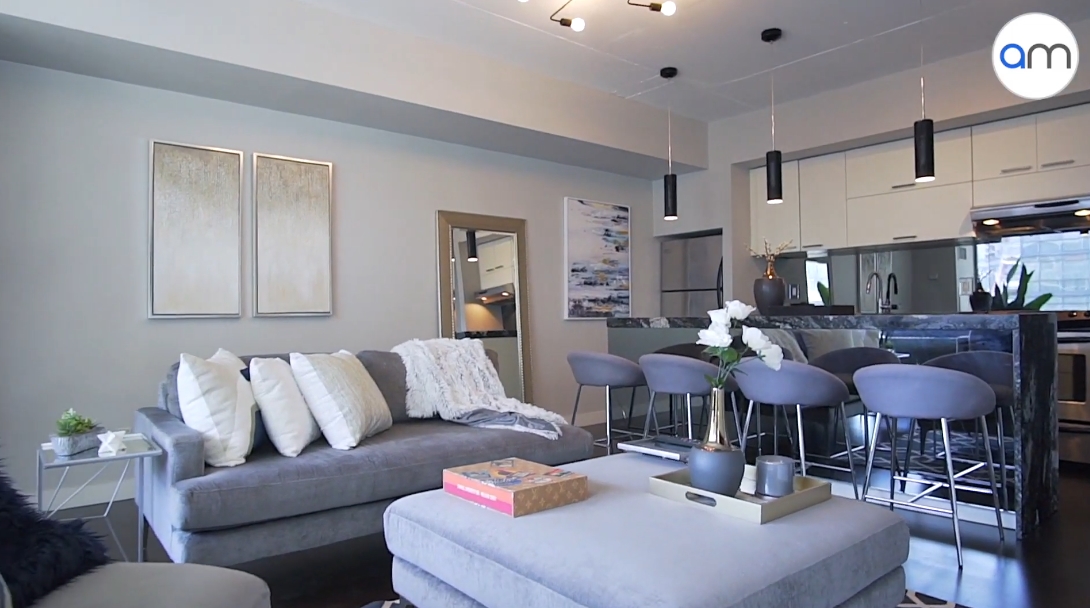55 Stewart Street #729, Toronto Luxury Condo vs. 23 Interior Design Photos
