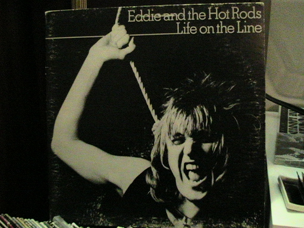 Eddie And The Hot Rods Life On The Line DOWN UNDERGROUND: Eddie And The Hot Rods - Life On The Line LP 77