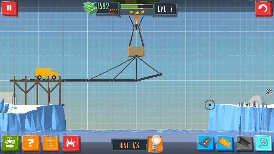 Build a Bridge Level 130 Solved, 3 Star Walk Through Gamers Amatir