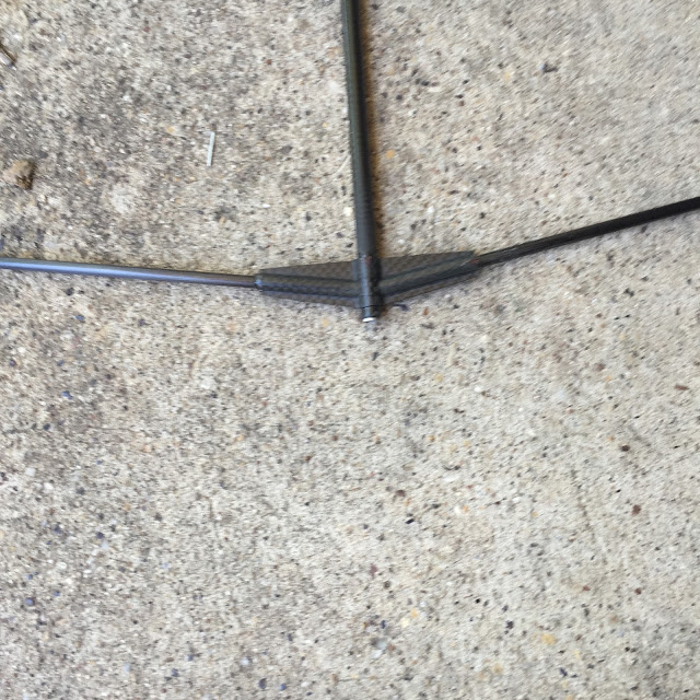 Swing Rig Footy Model Yachting: Swing rig; spar completion and main sail