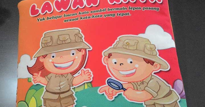 Buku Bantal Bayi - Lawan Kata - SEBUTIK EDUTOYS