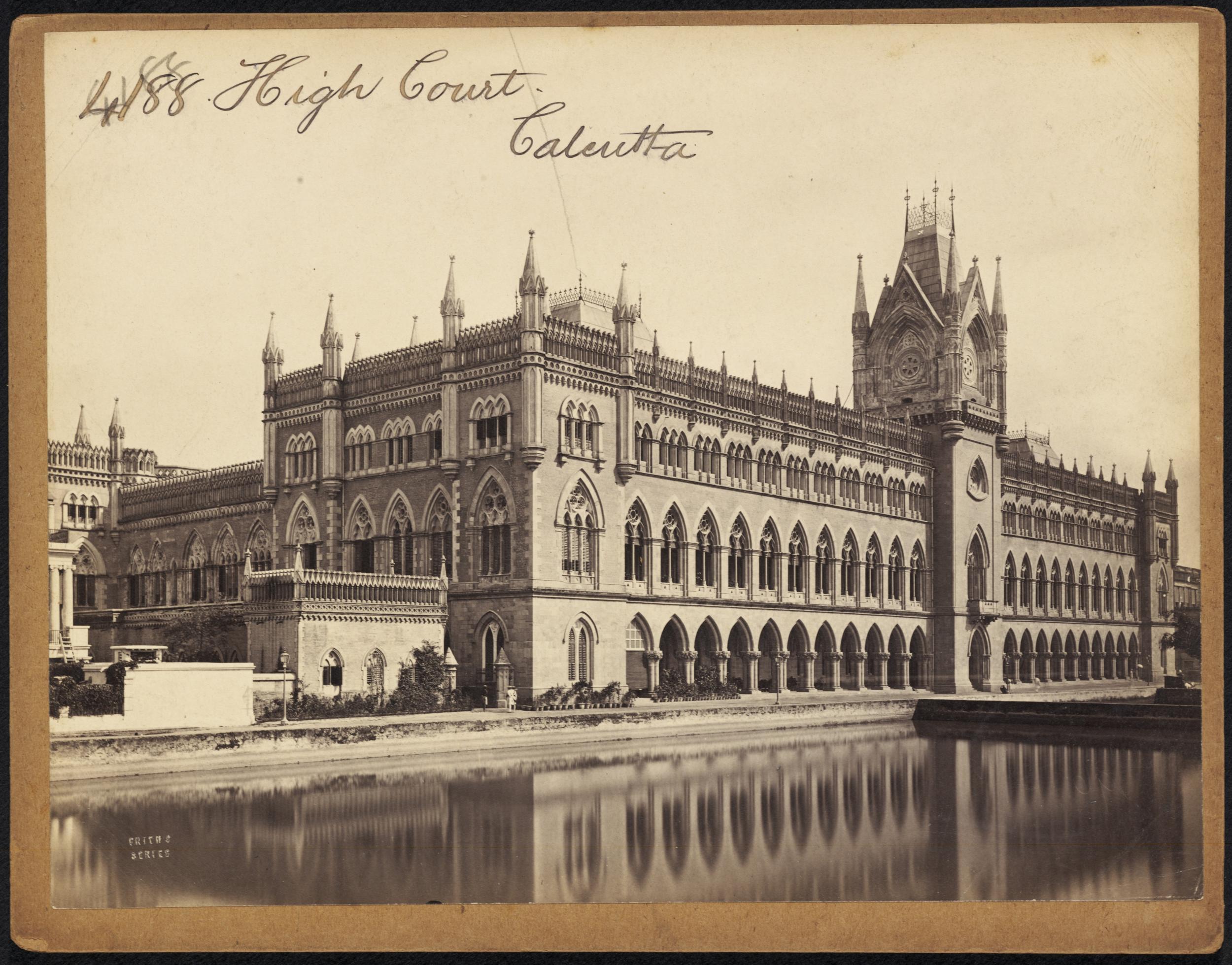 High Court of Calcutta (Kolkata) Mid 19th Century Old Indian Photos