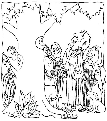 zaqueo coloring pages - photo #26