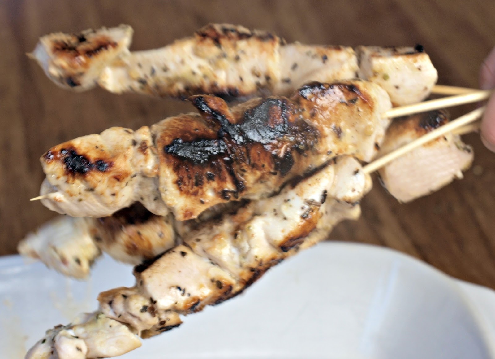 Chicken Souvlaki & Tzatziki Sauce {recipe}