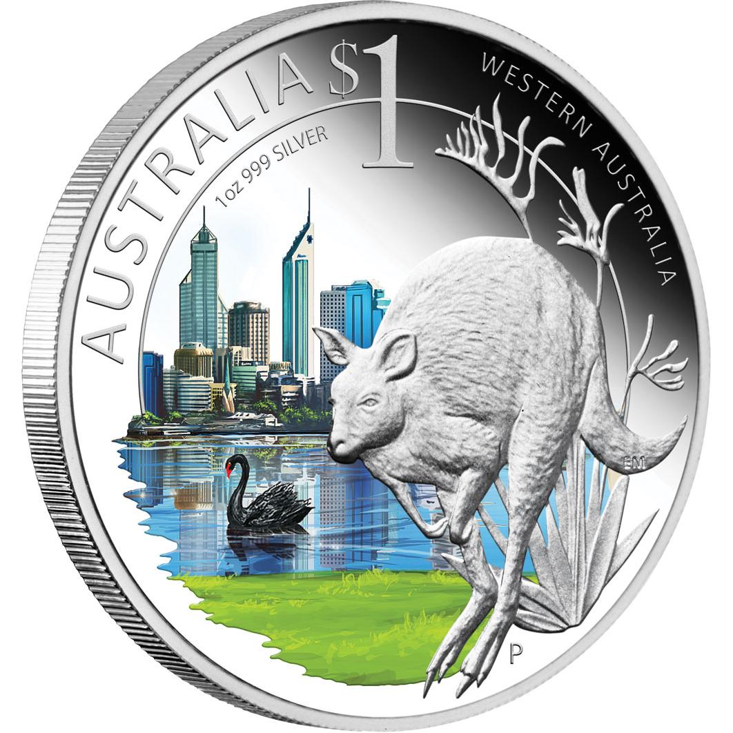 Australia Silver 2011 PERTH ANDA COIN SHOW SPECIAL CELEBRATE AUSTRALIA WESTERN AUSTRALIA