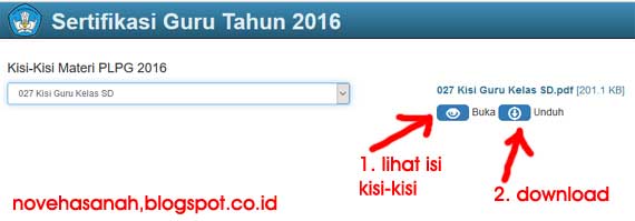 cara download langsung dari situs kemdikbud kisi PLPG sergur tahun 2016 silakan download kisi-kisi materi PLPG Sertifikasi Guru tahun 2016 langsung dari situs resmi kemdikbud
