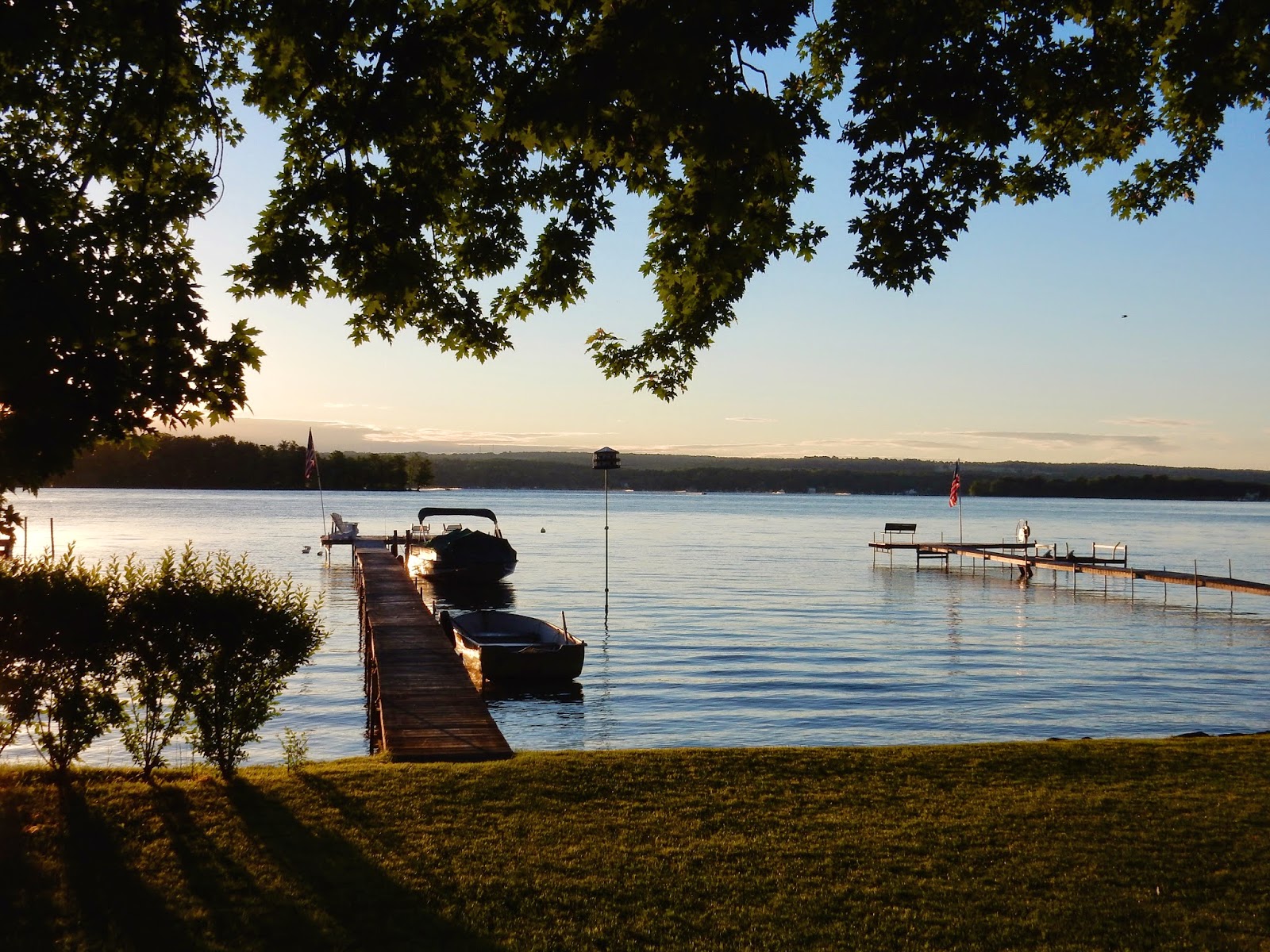 EARLY RISING ON CHAUTAUQUA LAKE Bass Boats Rising On The Summer Solstice