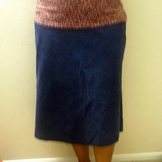 bias skirt sewing project