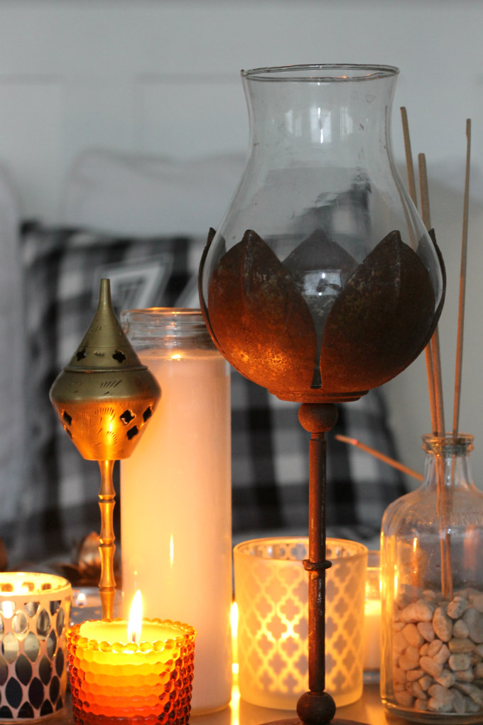 How to create a Bohemian Candle Tray The Wicker House