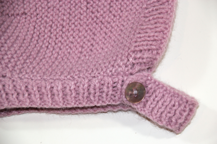 DIY Tejer Bebé: Cómo hacer capota de punto con dos agujas