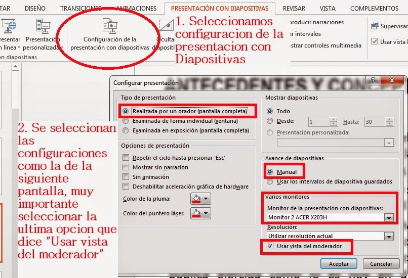 Hazlo tu mismo Como habilitar la vista de moderador en Power Point 2013 Hazlo tu mismo Como habilitar la vista de moderador en Power Point 2013