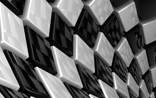 Black  White 3d Cubes