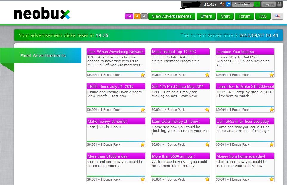 how can you earn easy money through ptc sites