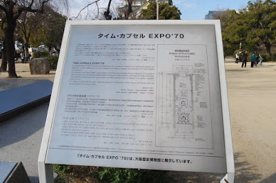 Burial of Time Capsule near Osaka Castle Japan 