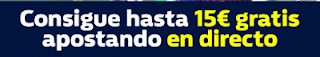 William Hill consigue 15 euros apostando en directo 23 septiembre William Hill consigue 15 euros apostando en directo 23 septiembre