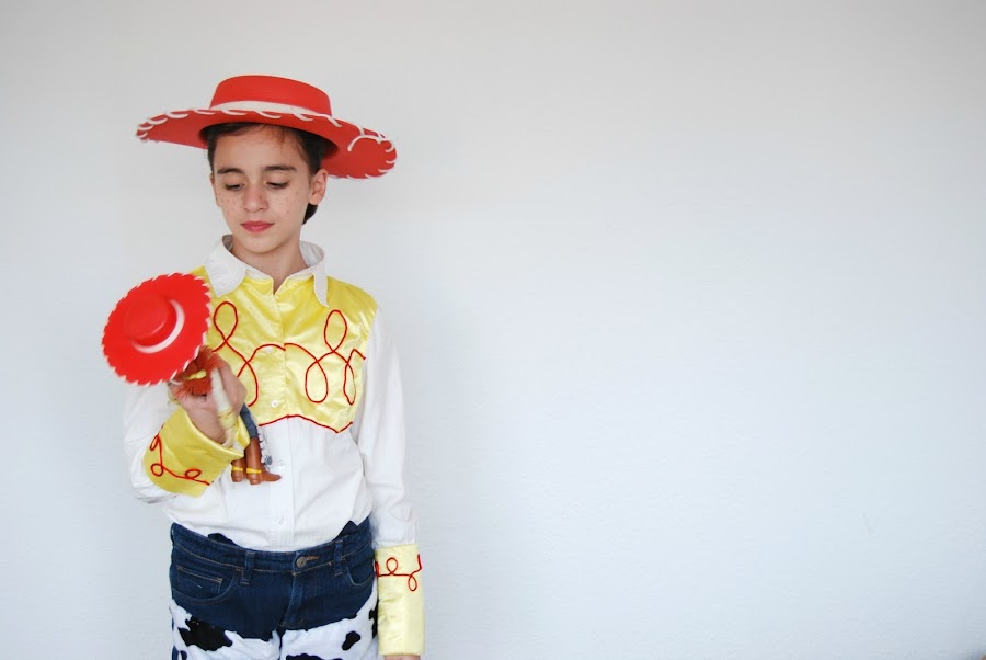 disfraz Jessie la vaquera hecho en casa. Handmade Jessie from Toy Story costume