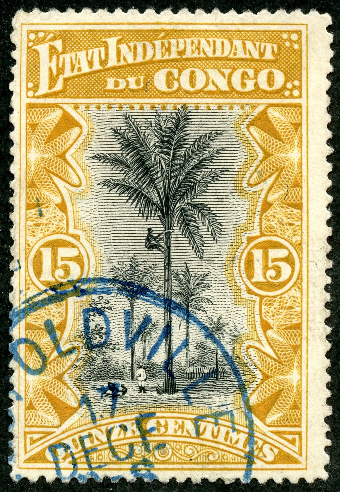 Big Blue 18401940 Belgian Congo Stamps Part I A closer look