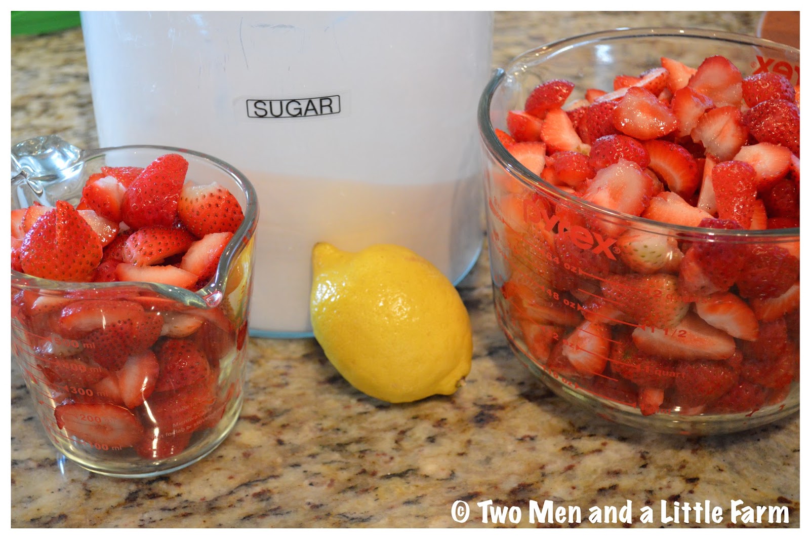 Two Men and a Little Farm CANNING STRAWBERRY JAM WITHOUT PECTIN