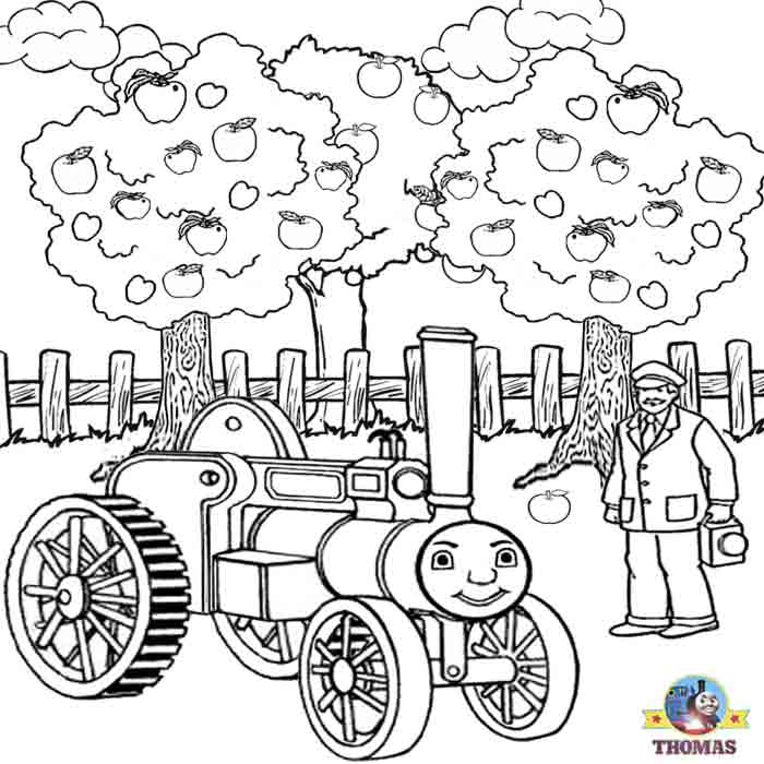 Kids Thomas the train coloring pages free online printable picture  title=