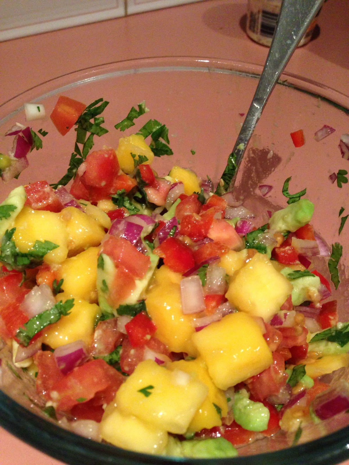 The Little Gated Kitchen Salt & Pepper Whiting with Mango Salsa