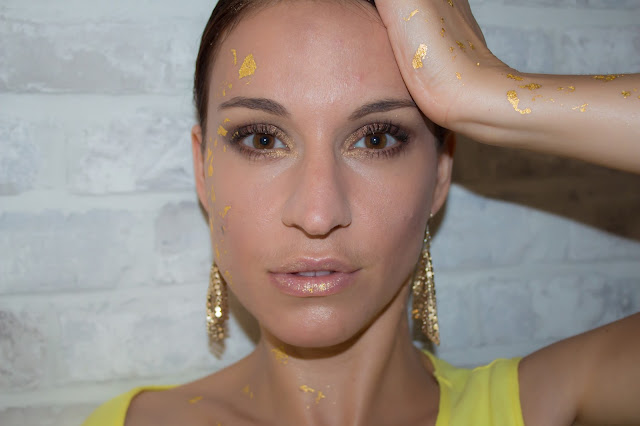 monday shadow challenge maquillage doré