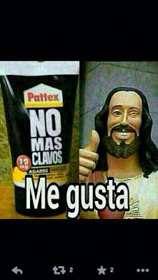 Pattex , no más clavos, Jesús, Jesucristo, clavos de Cristo, nuestro señor Pattex , no más clavos, Jesús, Jesucristo, clavos de Cristo, nuestro señor