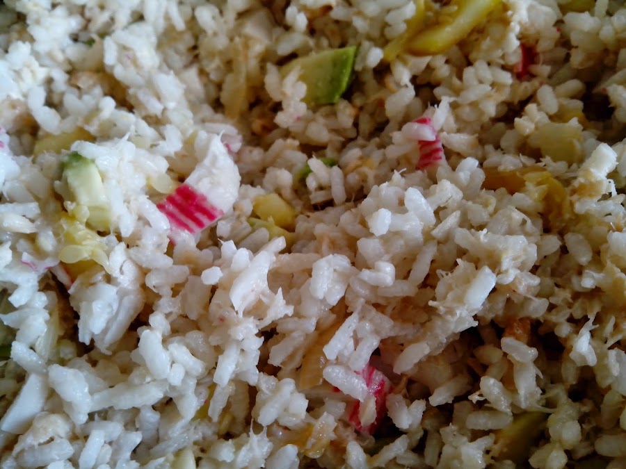 Fotografía del arroz acabado.