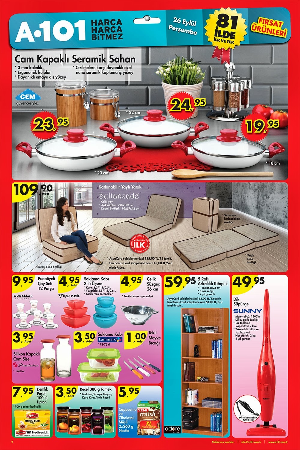 A101 (26 Eylül 2013) Aktüel Fırsat Ürünleri 26.09.2013 Aktüel