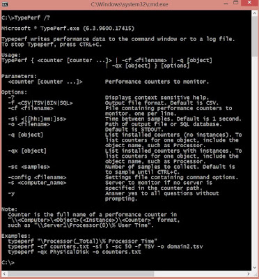 SQL Server Buddy: TypePerf - Command-Line Tool