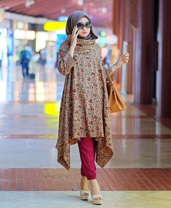15 Model Baju Batik Hijab Terbaru, Inspirasi Untuk Anda